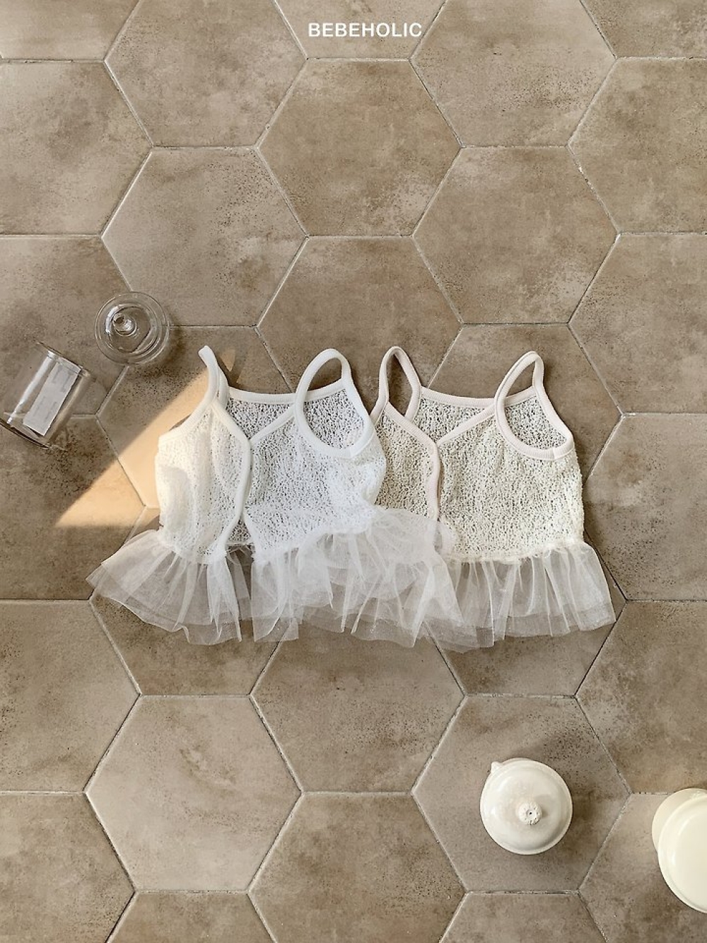 Bebe holic50｜(Free) 蕾絲吊帶裙背心