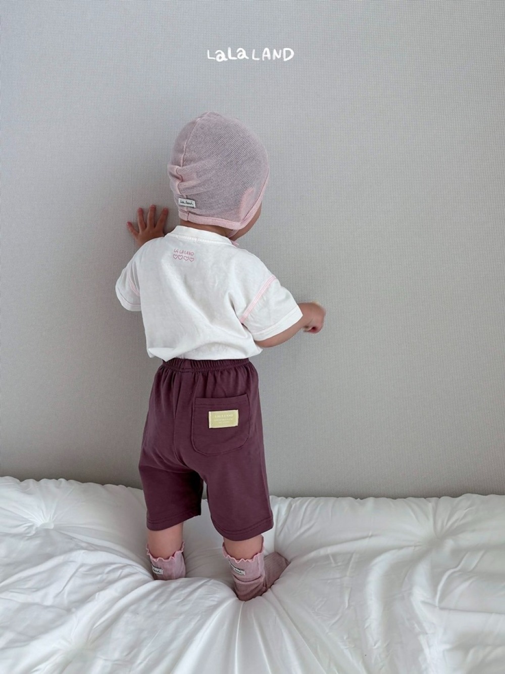 lala land06｜(3m-18m) 2色口袋八分長褲