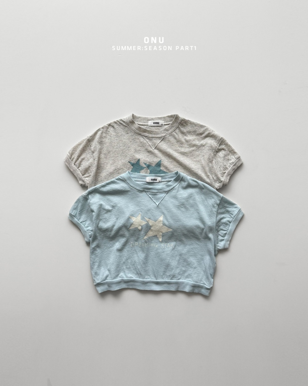 onu12｜(70cm-115cm) 星星印花上衣