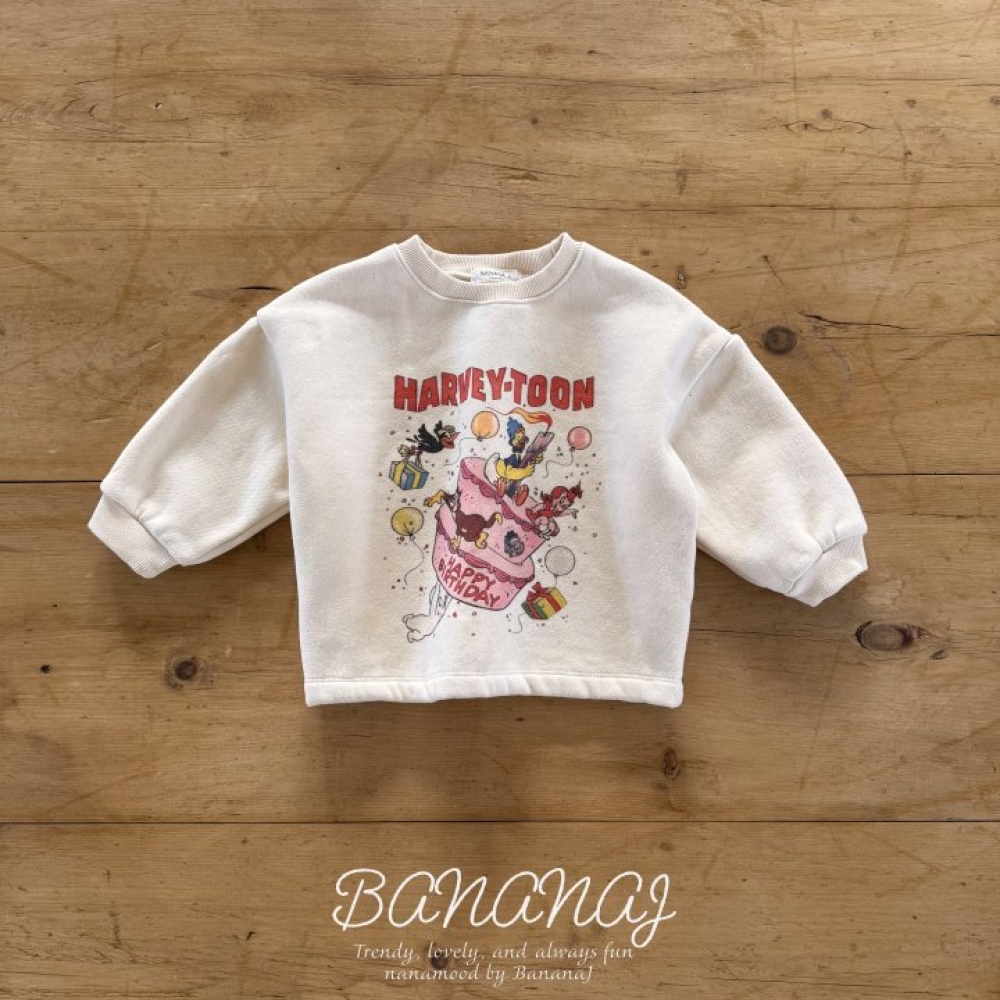 BANANAJ50｜(83-127cm)  甜蜜蛋糕圖上衣