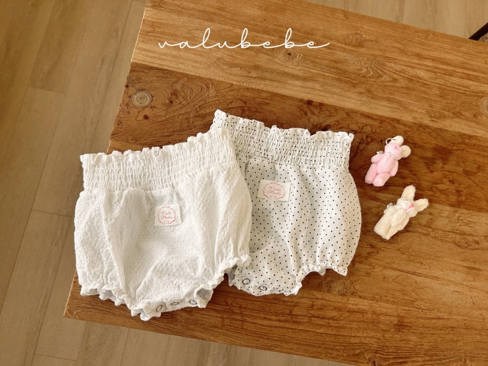Valubebe 47｜(65-80cm) 花邊皺紋短褲