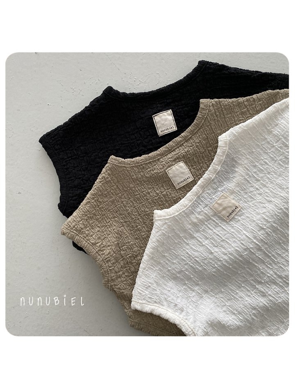 NUNU BIEL20｜(65-115cm) 泡泡皺摺上衣