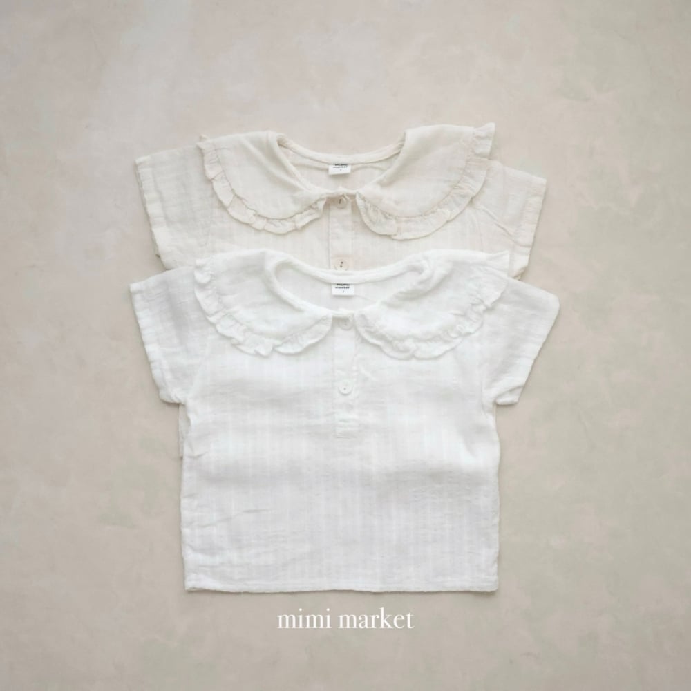 mimi market22 (75-90cm)  花邊翻領上衣