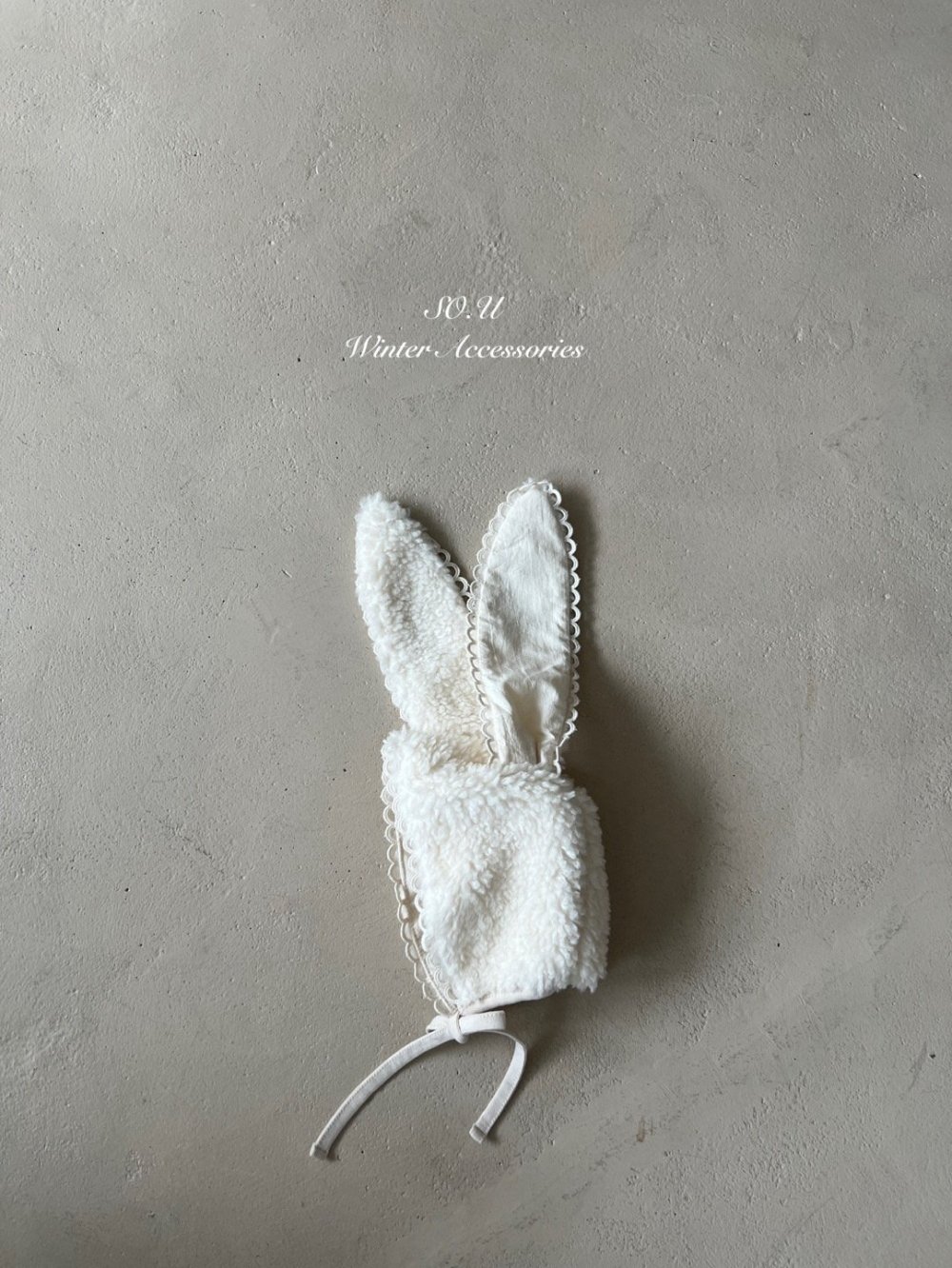 S0.U08｜(Free)  大白兔絨毛帽