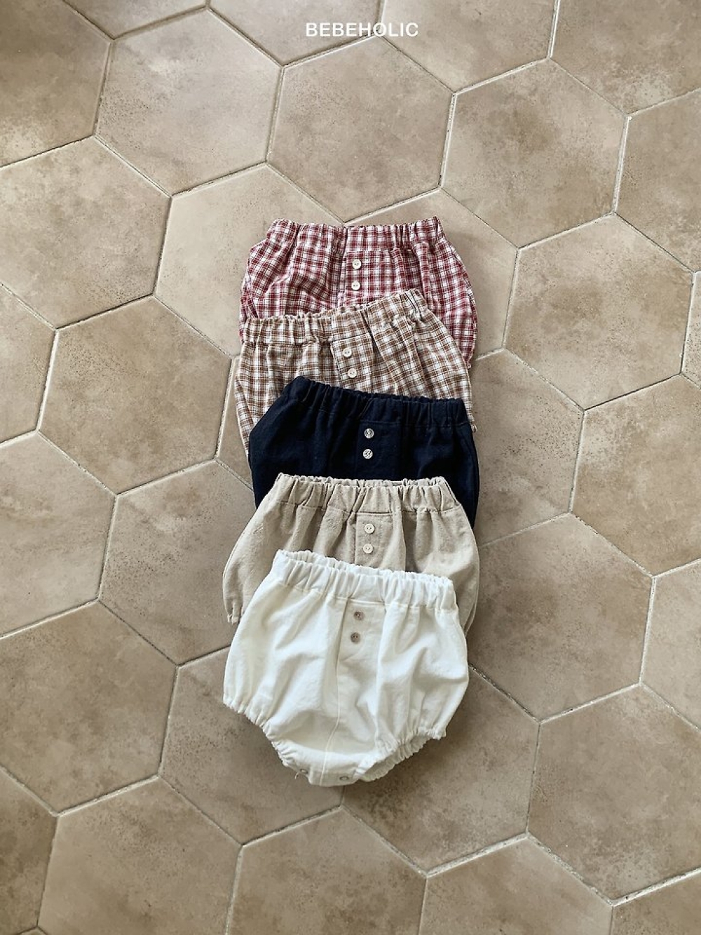 Bebe holic11｜(3m-18m) 百搭包屁褲