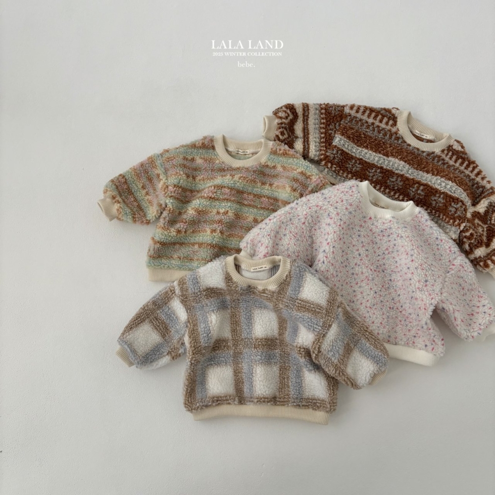 lala land34｜(60cm-83cm) 4色北歐風刷毛上衣