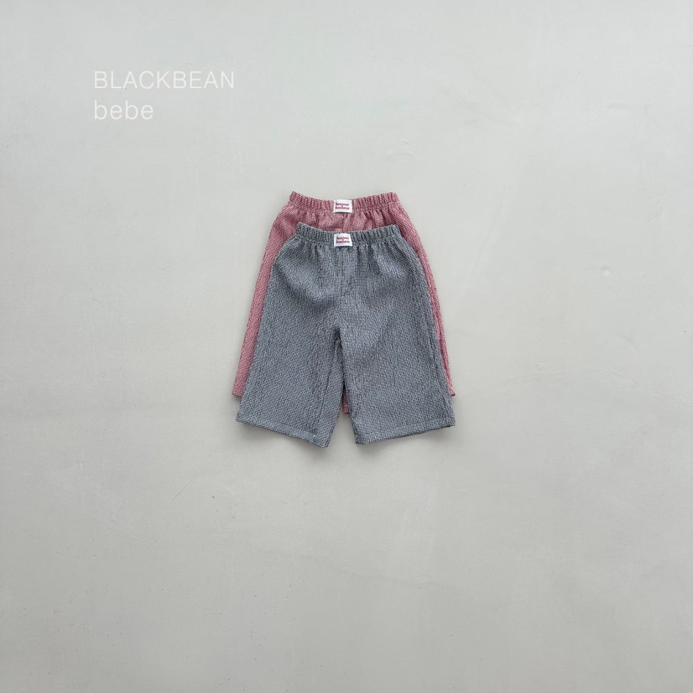 BEAN16｜(65-120cm) 透氣格紋長褲
