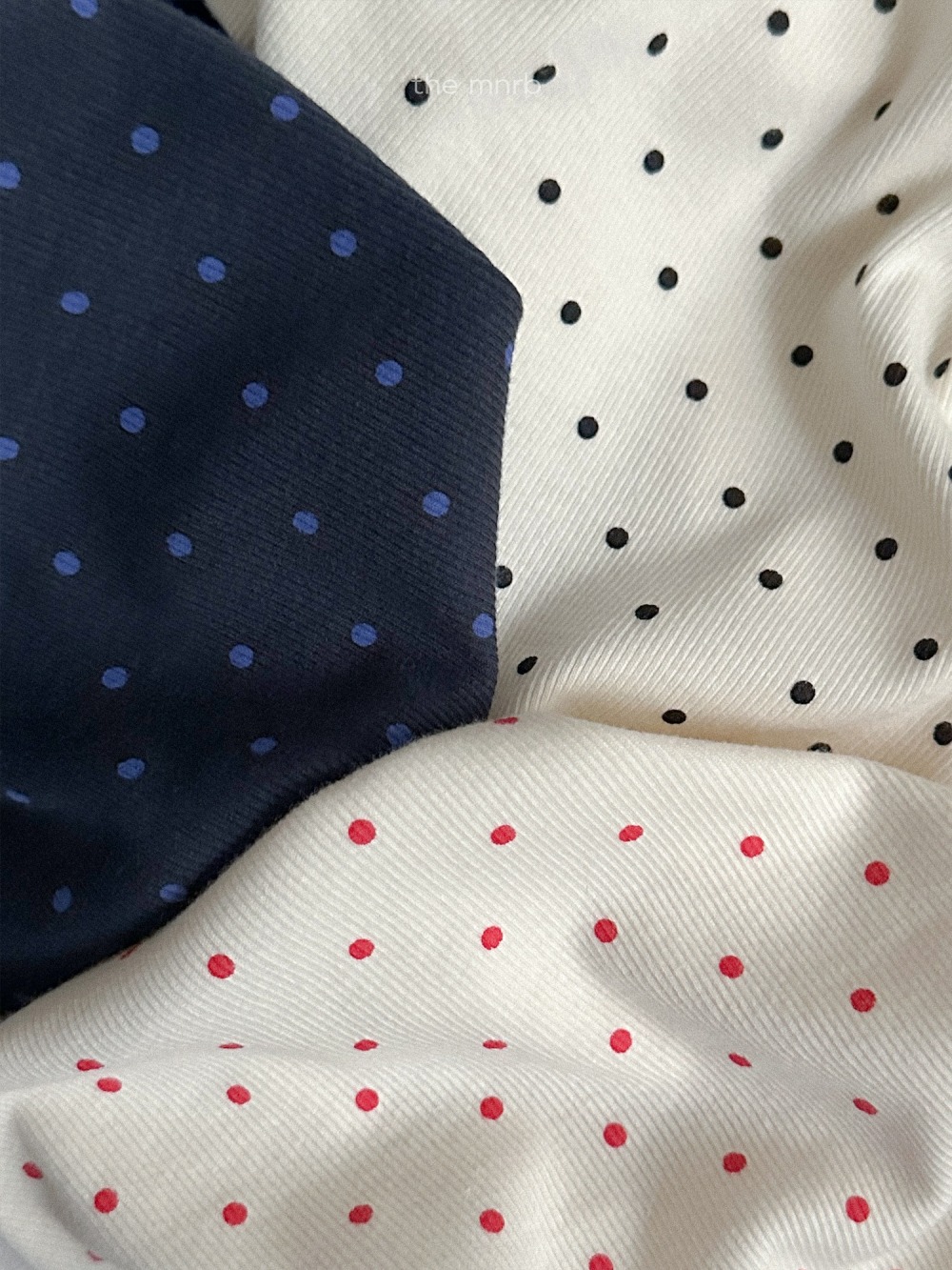 MiniRobe17｜(70-110) 波點圓弧領上衣