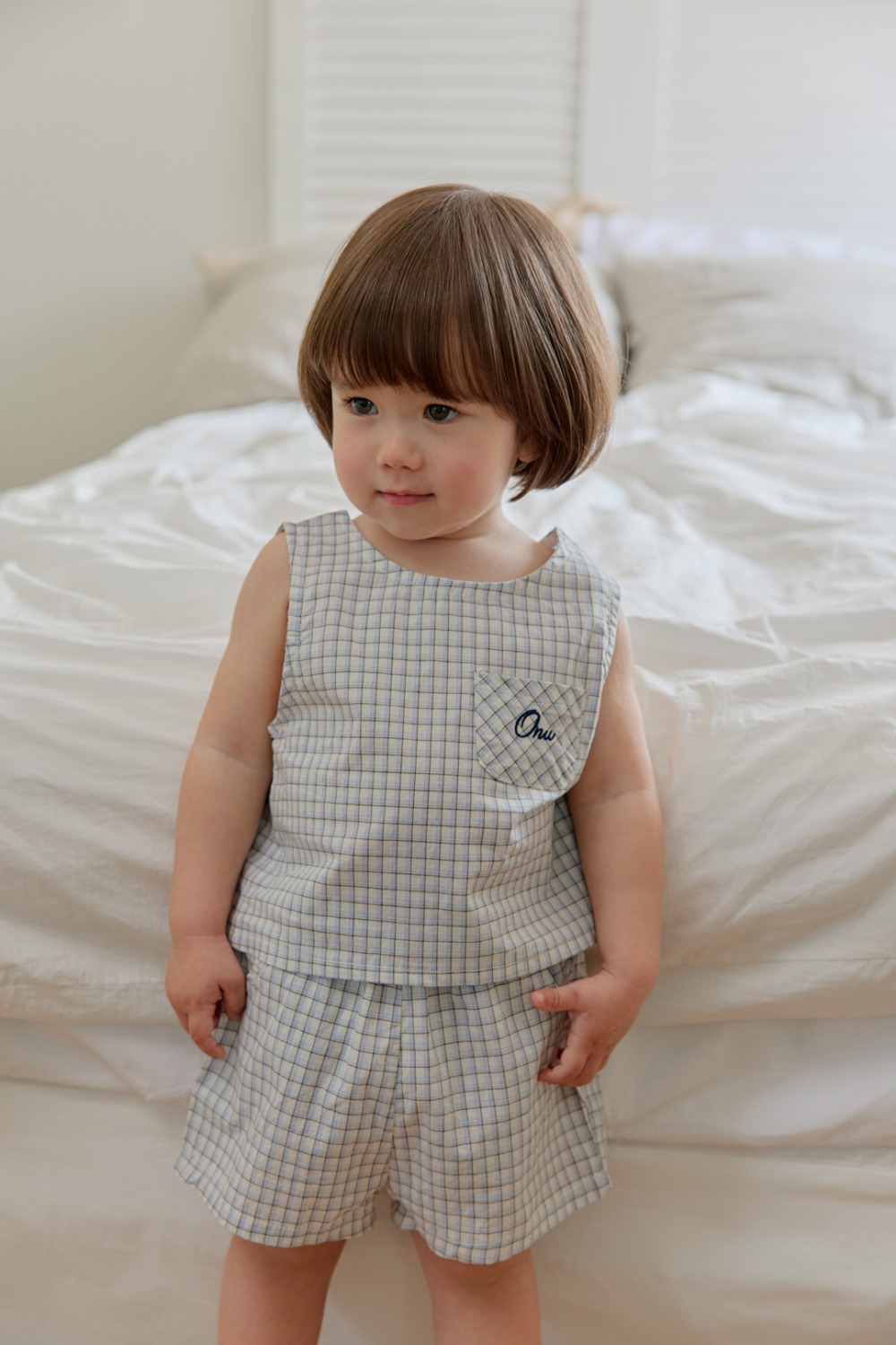 onu44｜(70cm-115cm) 格紋無袖背心