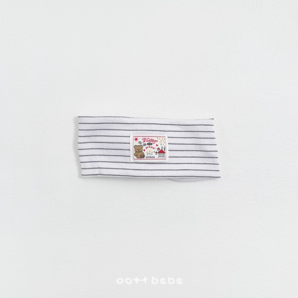 Oottbebe04｜(Free)  條紋髮帶