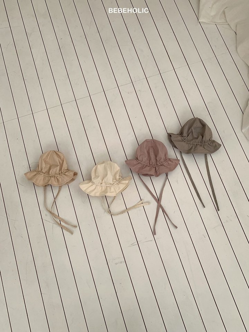 Bebe holic65｜(Free) 漁夫綁帶帽