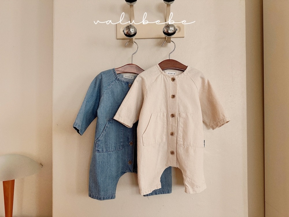 Valubebe50｜(65-80) 牛仔棉連身衣