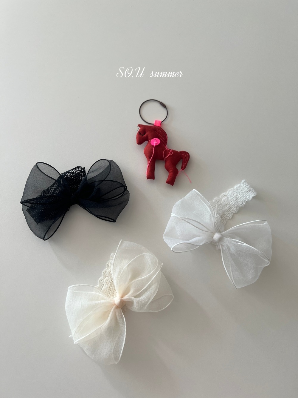 SO.U07｜(6m-18m) 薄紗蝴蝶結髮帶