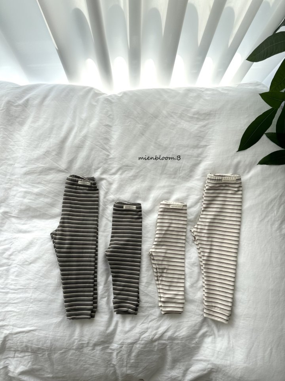 Bloom.b07｜(0m-24m/85cm-125cm) 條紋合身內搭褲