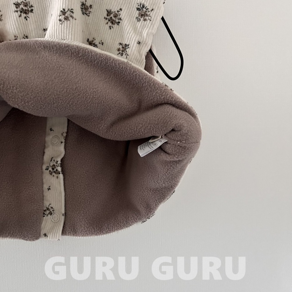 GURU GURU15｜(6m-24m) 4色燈芯絨刷毛背心