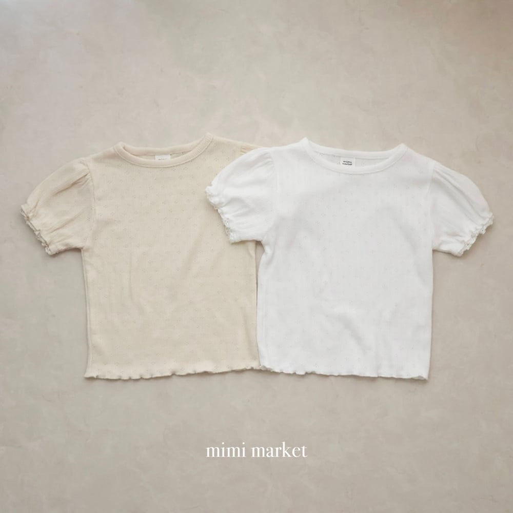 mimi market15 (75-90cm)  泡泡袖素色上衣
