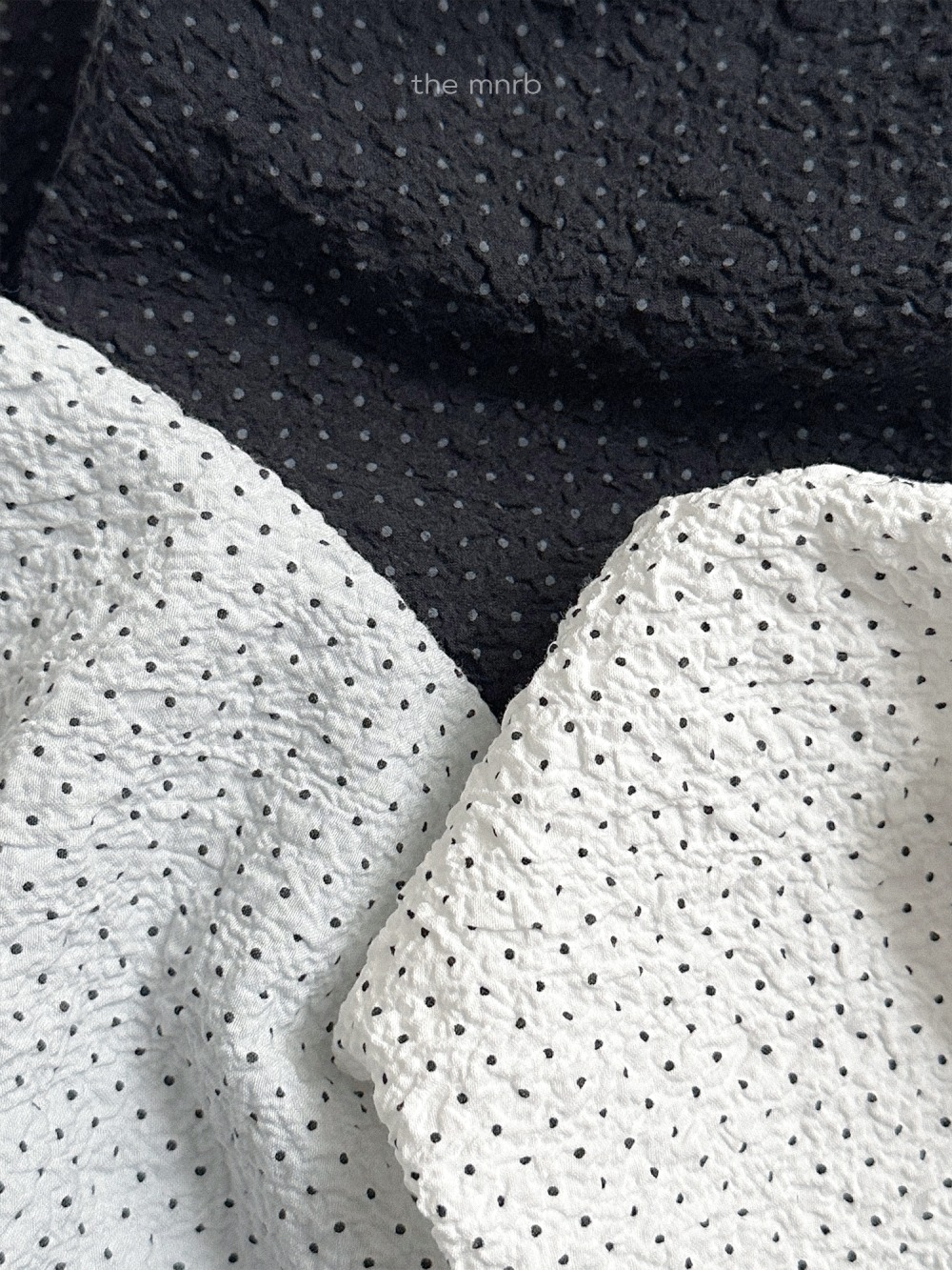 MiniRobe11｜(70-110) 抓皺無袖波點上衣