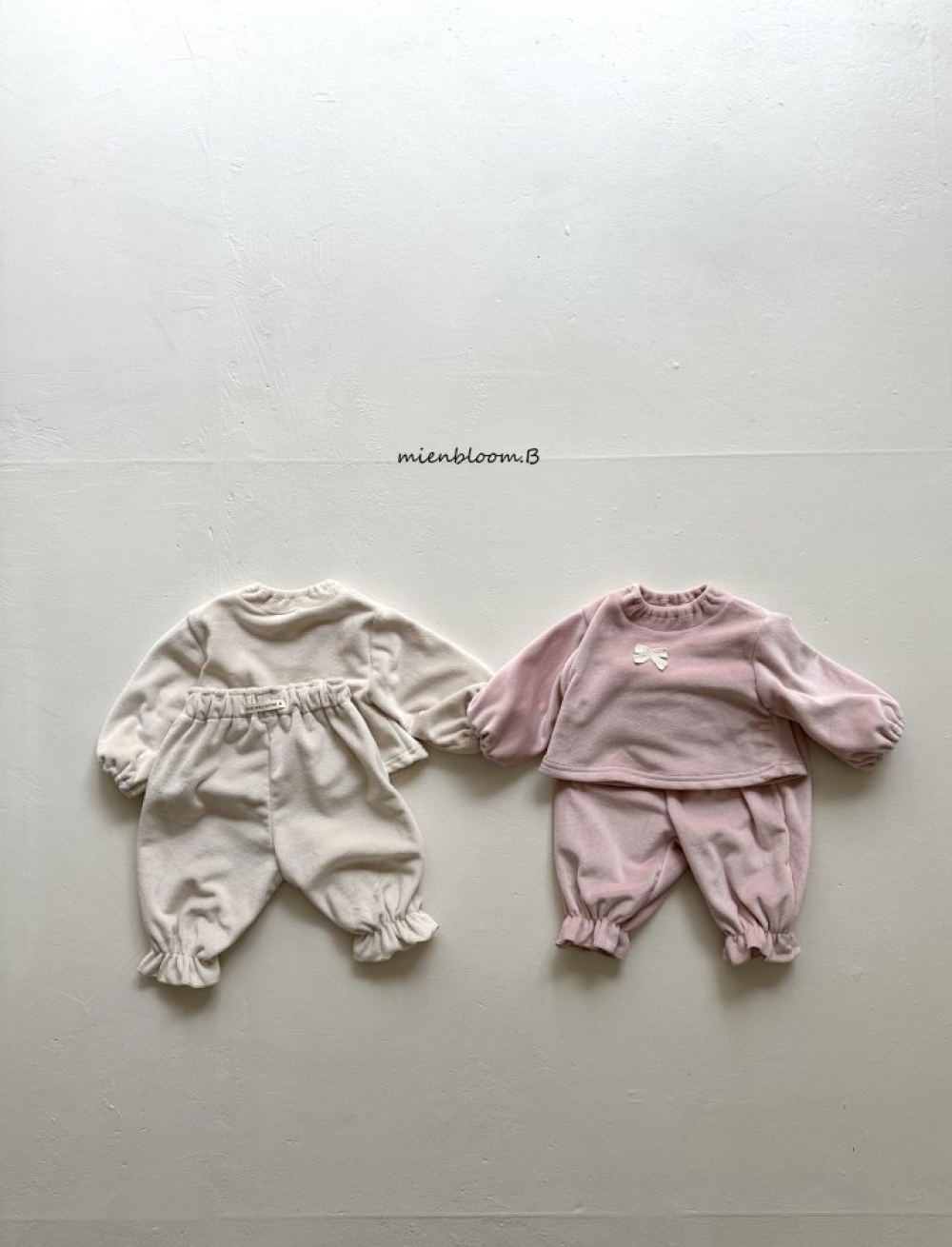 Bloom.b28｜(0m-24m/85cm-125cm) 刷絨縮口褲