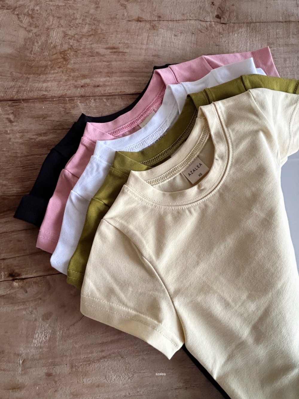 Azalea03｜(78-118cm) 素色圓領上衣