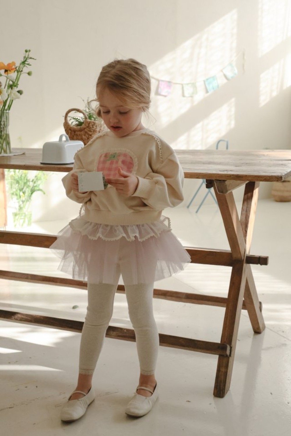 FLO09｜(free) 2色浪漫抽繩薄紗裙