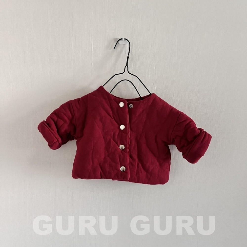 GURU GURU14｜(6m-24m) 4色夾層棉外套