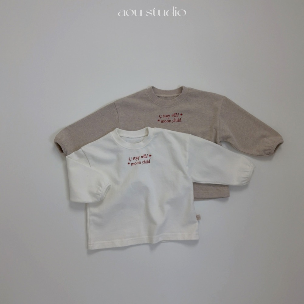 Aou 07｜ (70cm-110cm) 簡約縮口袖上衣