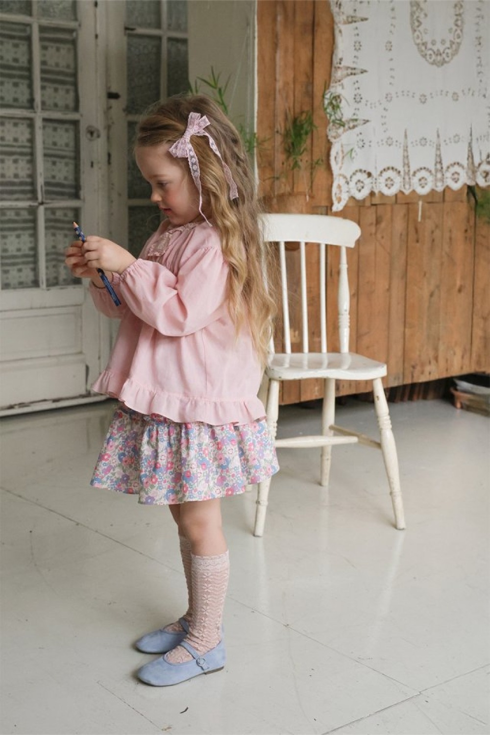 FLO08｜(free) 4色雙蝴蝶結髮夾