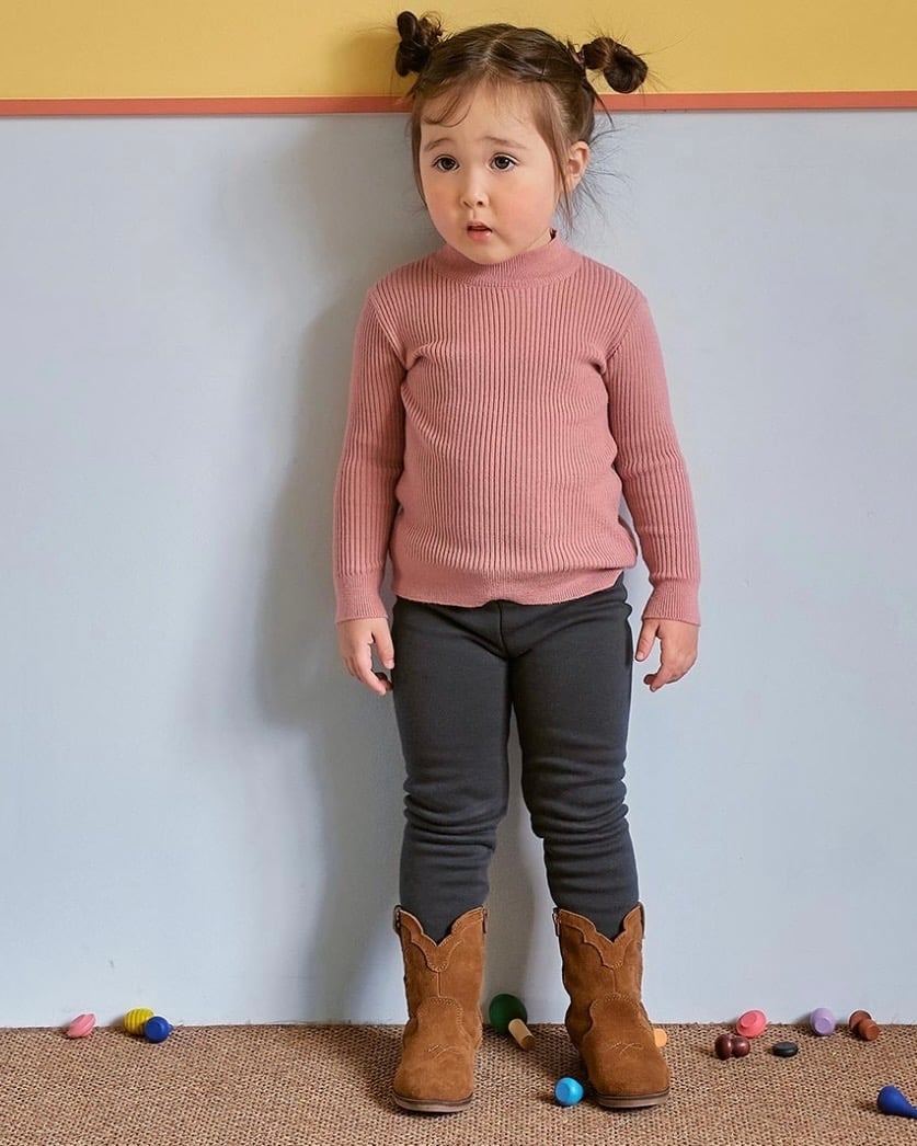 Amber 05｜(90-130cm) 4色內刷毛內搭褲