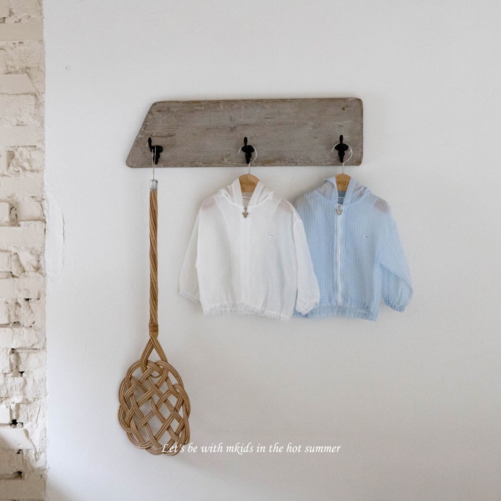 M-KIDS11｜(65-115cm) 小標連帽拉鍊外套