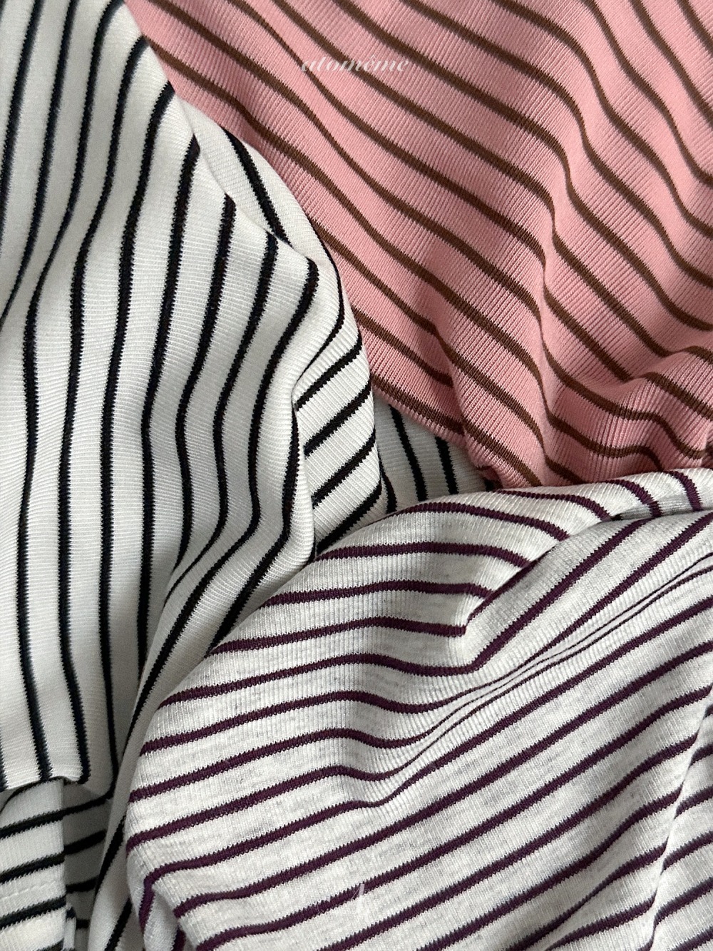 Atomeme02｜(70-110) 條紋上衣