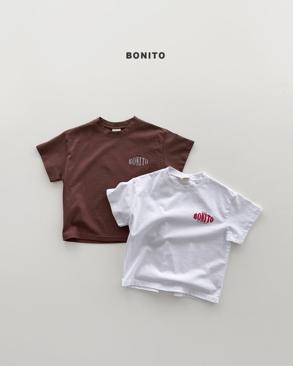 Bonito31｜(75cm-125cm) 2色素色簡約上衣