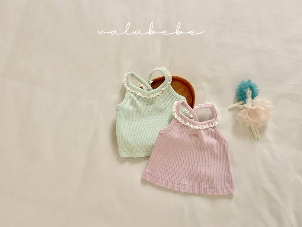 Valubebe 07｜(65-90cm) 蕾絲細肩背心