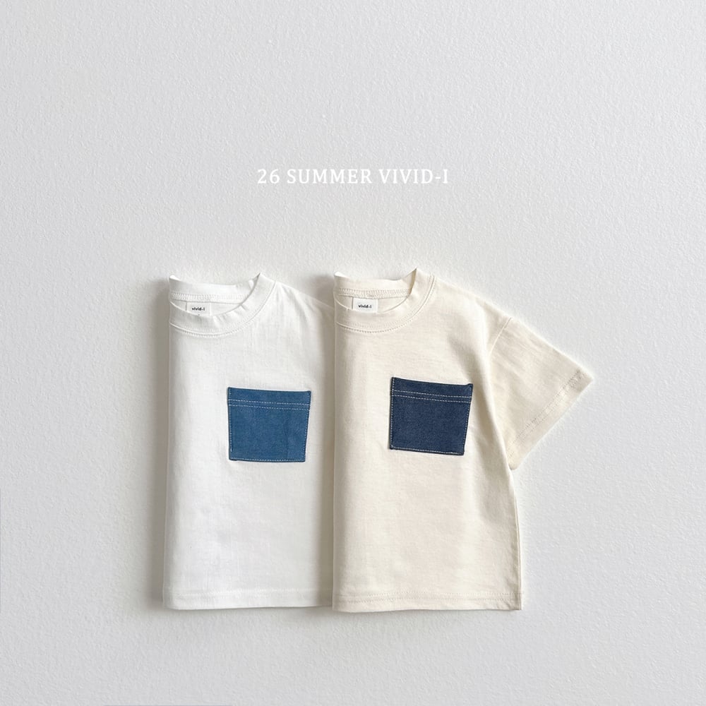 vivid58｜(78cm-125cm) 2款單寧牛仔口袋造型上衣
