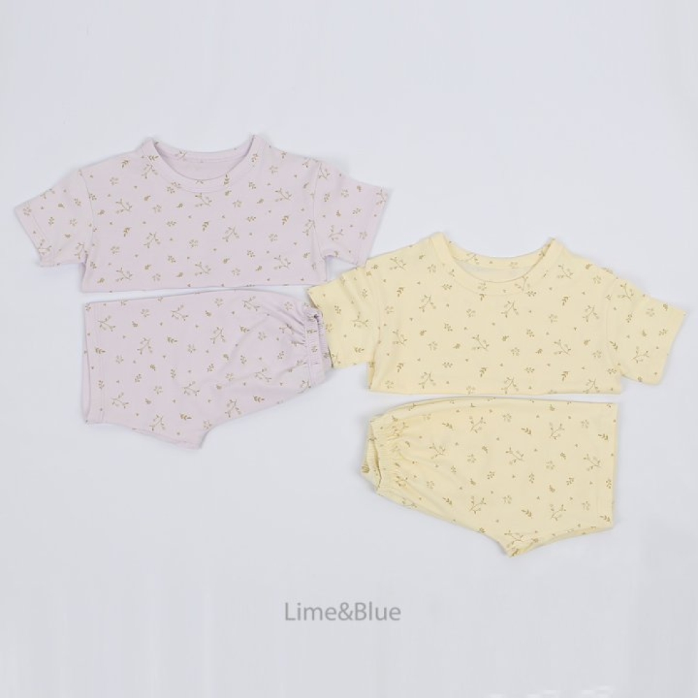 LIME&BLUE11｜(80-118cm)  黃油花居家服