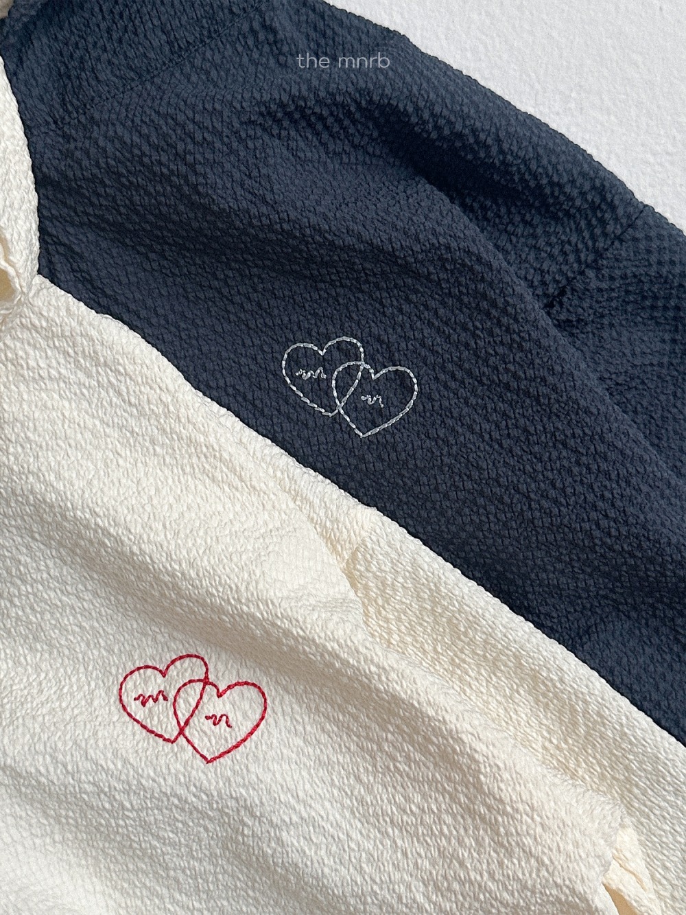 MiniRobe19｜(70-110) 波紋愛心連帽外套