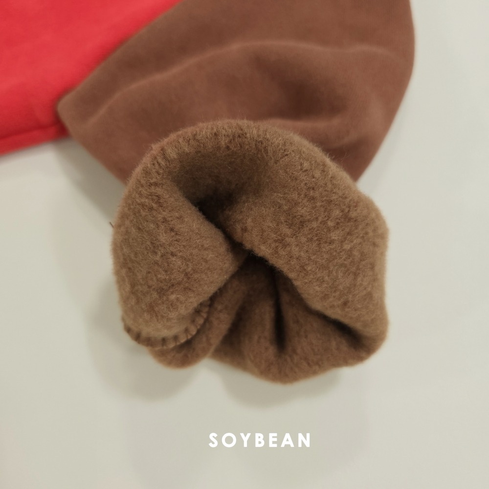 Soybean05｜(75cm-118cm) 雪人小熊撞色套裝