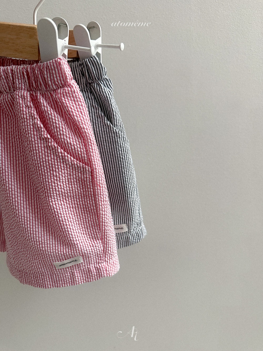 Atomeme43｜(70-110) 細條紋短褲