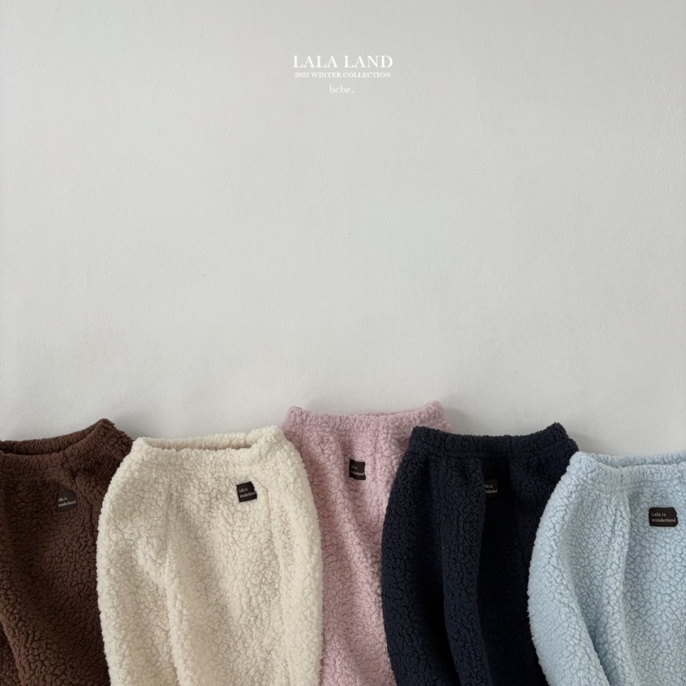 lala land23｜(60cm-83cm) 5色刷毛小黑標縮口褲