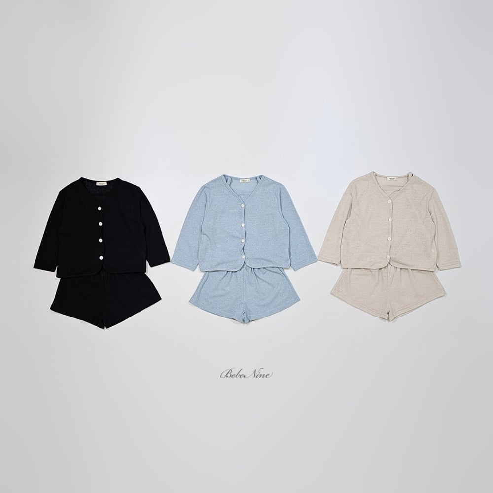 bebe nine47  (65cm-115cm) 3色素色簡約三件組