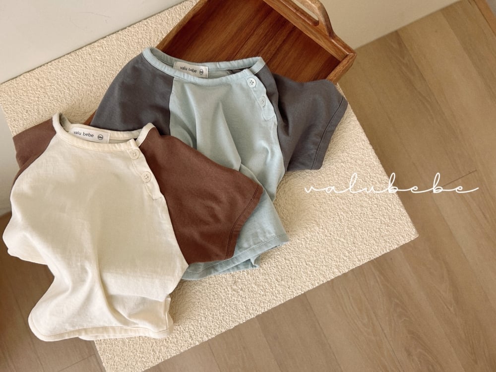 Valubebe 11｜(65-90cm) 復古拼接上衣