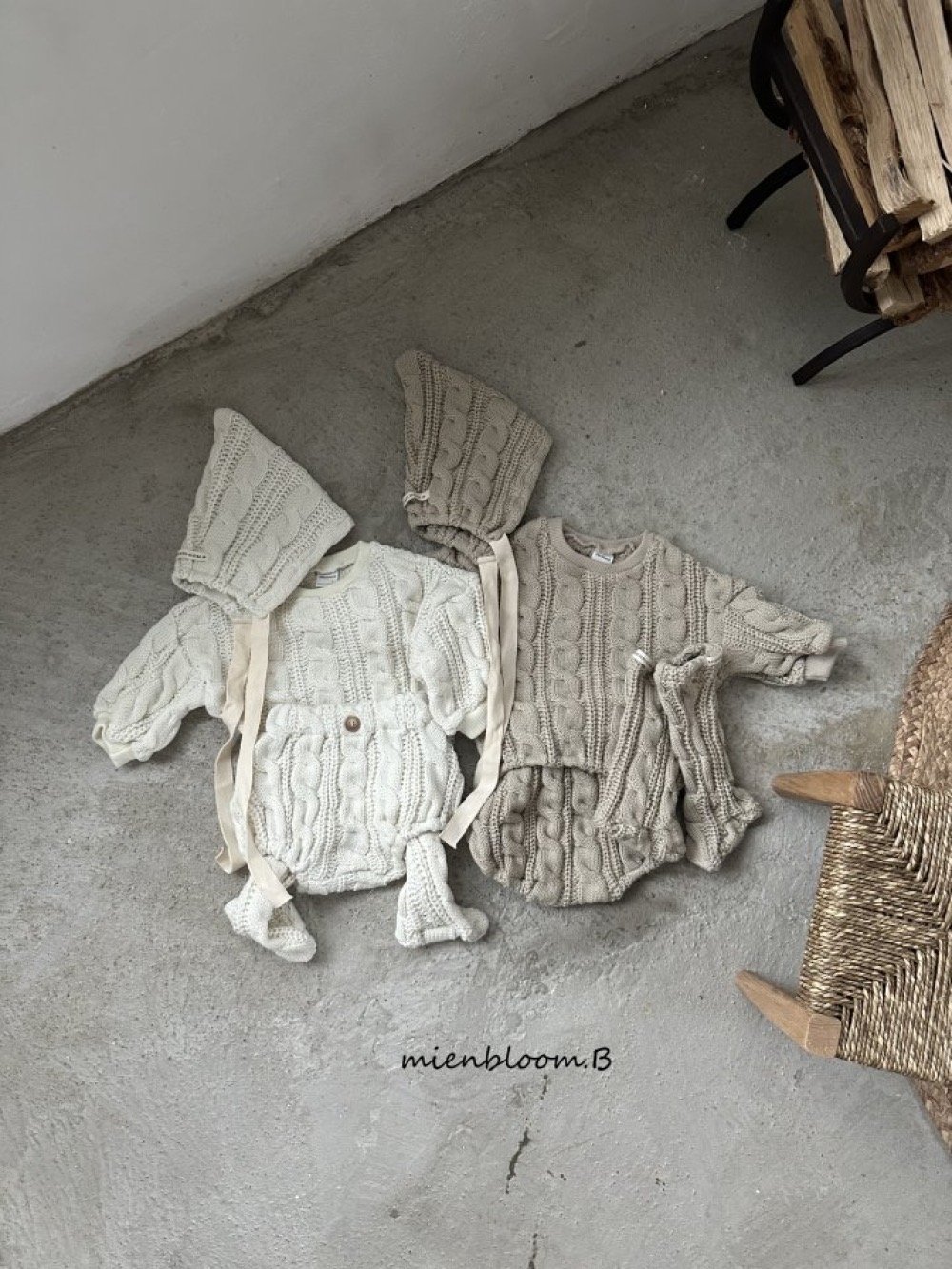 Bloom.b29｜(0m-24m) 麻花針織上衣