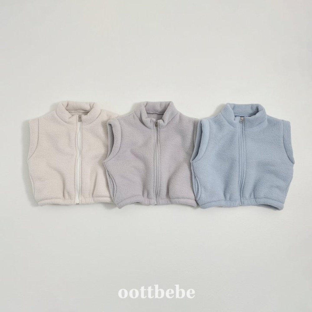Oottbebe65｜(1y-7y)   搖粒絨馬甲背心