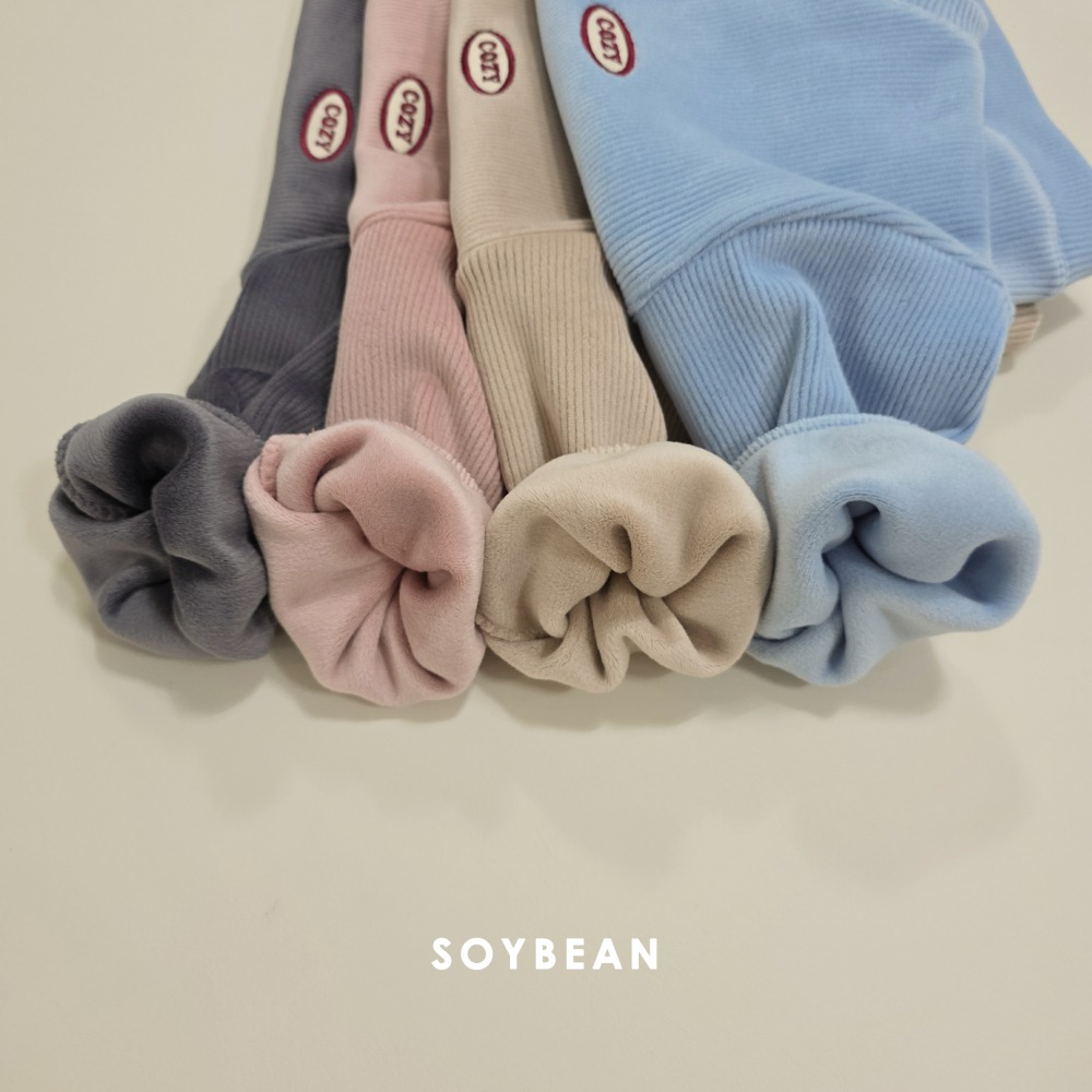 Soybean61｜(75cm-118cm) 絲絨壓紋休閒套裝