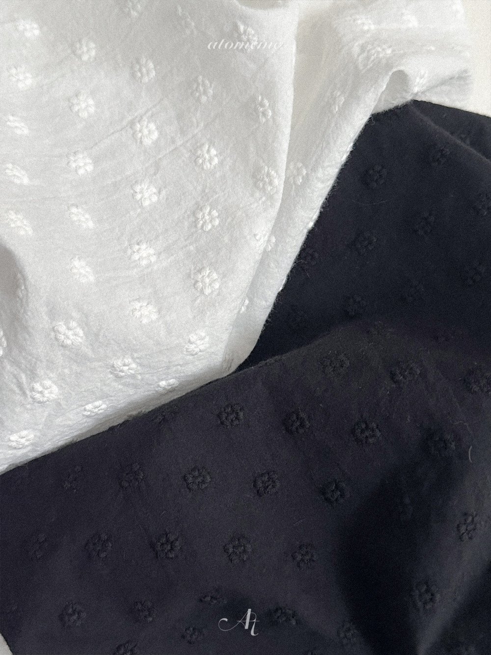 Atomeme05｜(70-110) 花卉壓紋洋裝