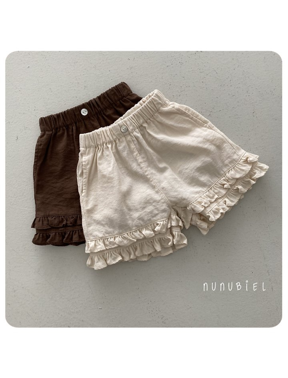 NUNU BIEL21|(65-115cm) 木耳邊短褲 NUNU BIEL21|(65-115cm) 木耳邊短褲