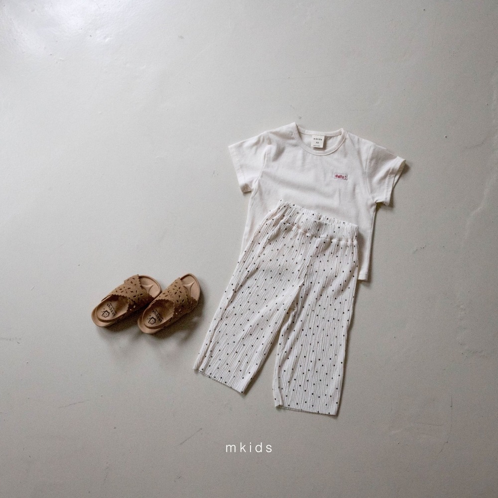 M-KIDS03｜(65-115cm) 印花輕便長褲