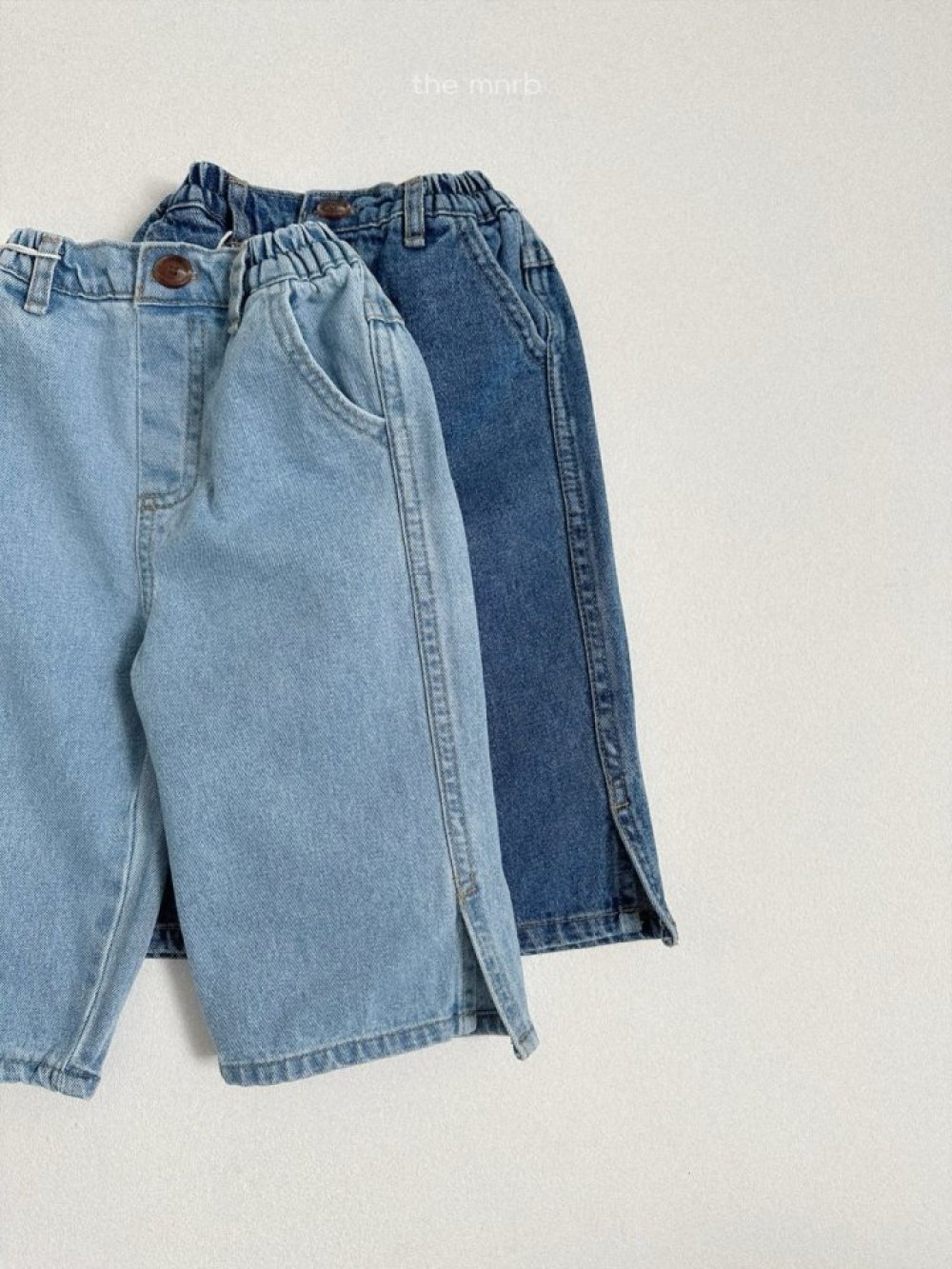 MiniRobe25｜(70-110) 開衩牛仔褲