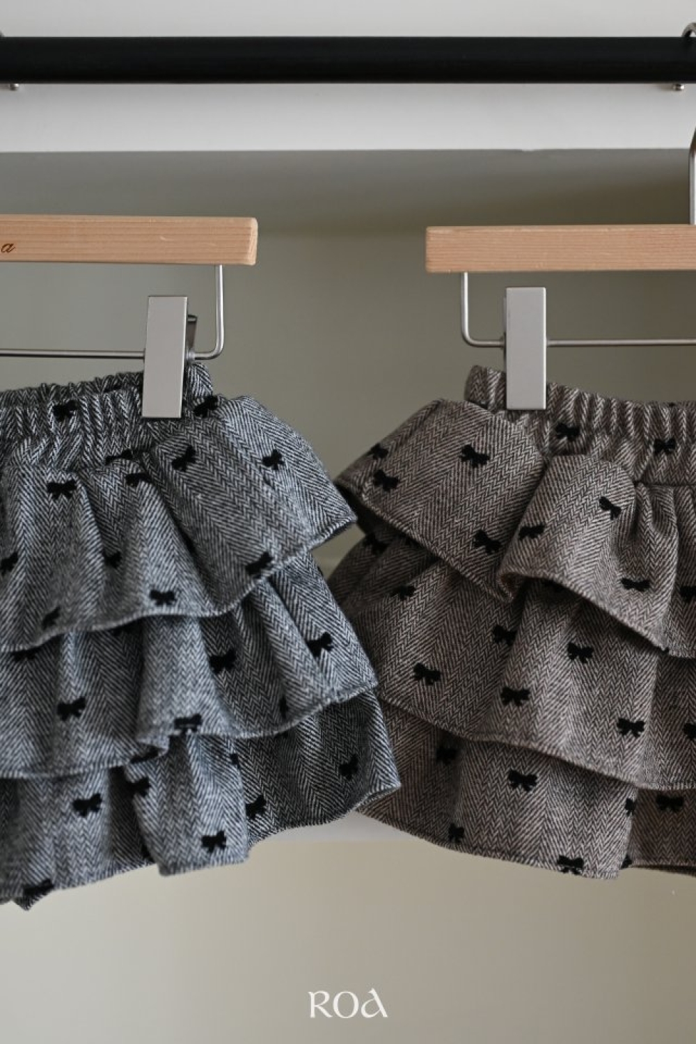 ROA31｜(80cm-120cm) 2色甜美蝴蝶結蛋糕裙