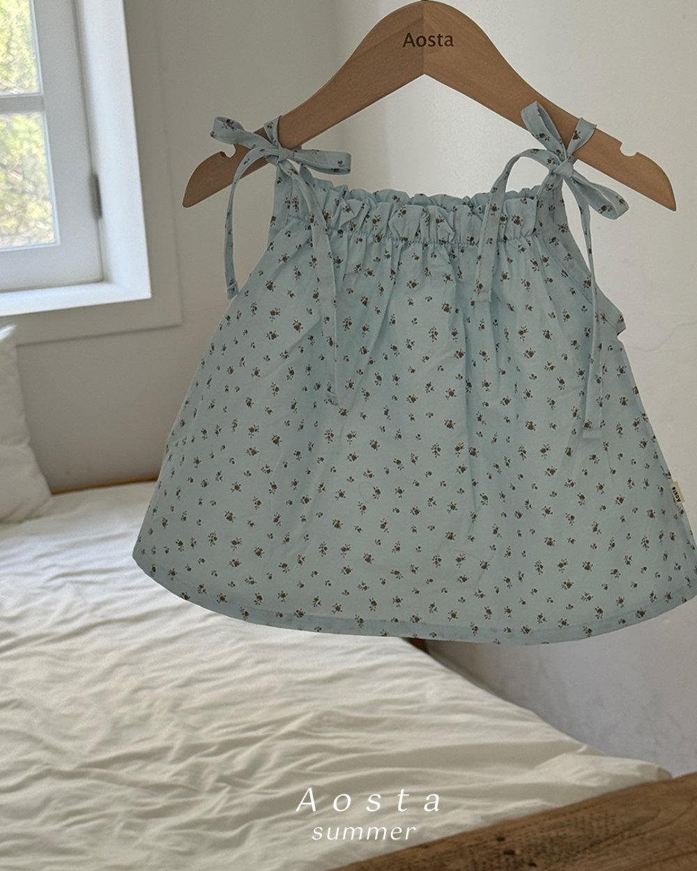 AOSTA36｜(6m-5y) 2款綁帶蝴蝶結上衣