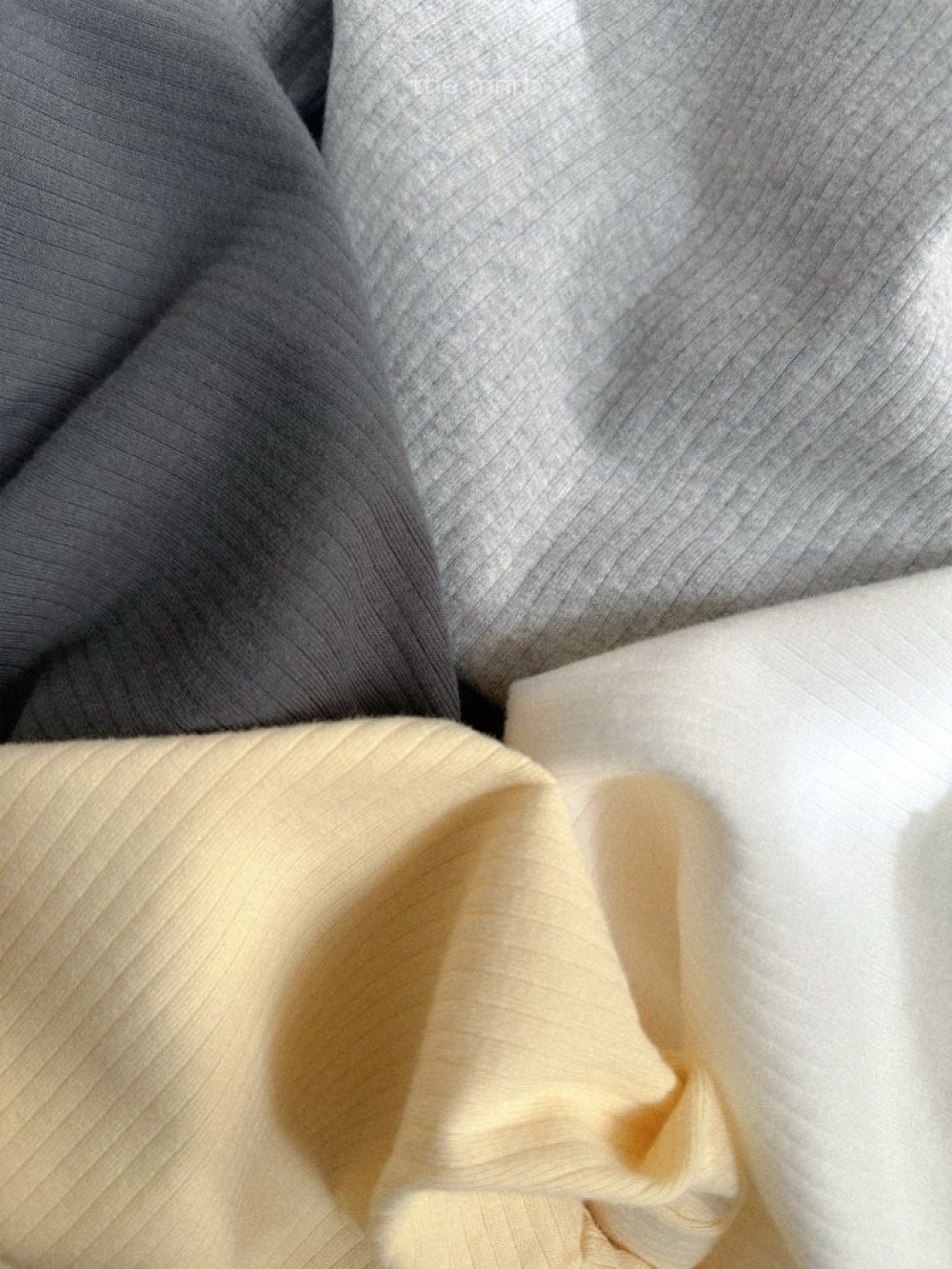 MiniRobe54｜(70-110) 素面羅紋上衣